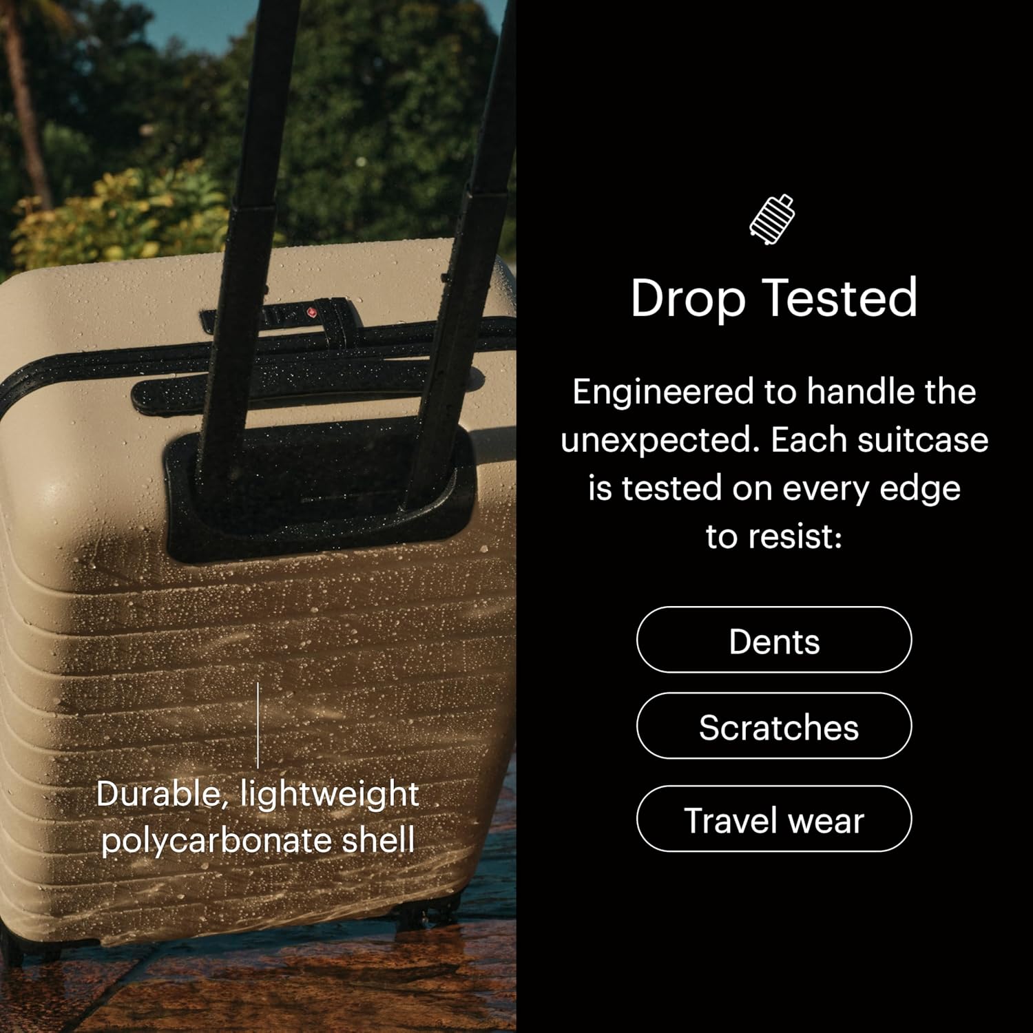 Away Carry-On Luggage - 22-Inch Lightweight Hardside Suitcase with 360° Spinner Wheels, Interior Compression System