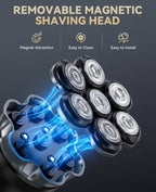 Head Shavers for Bald Men,Waterproof Electric Razor with 7DFloating