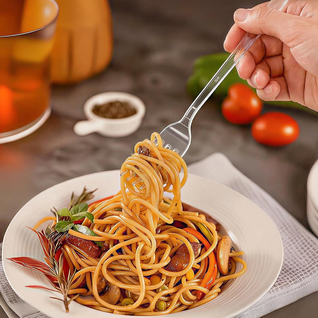 1000 Count Extra Heavy Duty Plastic Silverware Disposable Cutlery