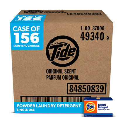 Tide PRO Laundry Detergent Powder w/Bleach for Vending Machines (156 pack)