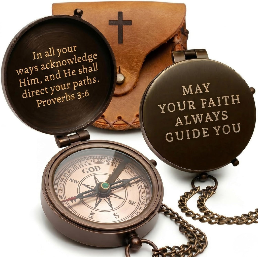 Baptism Gifts for Boys – Confirmation & First Communion Compass Gift