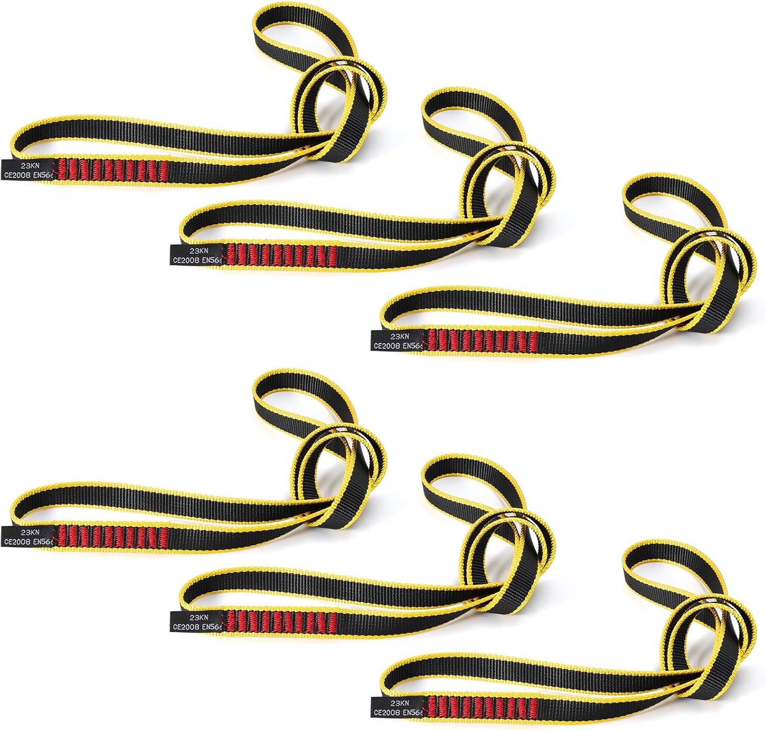 18MM Nylon Climbing Sling Runner Rock Climbing Webbing Straps | Nylon Sling Runner 23KN CE2008/EN566 for Rock