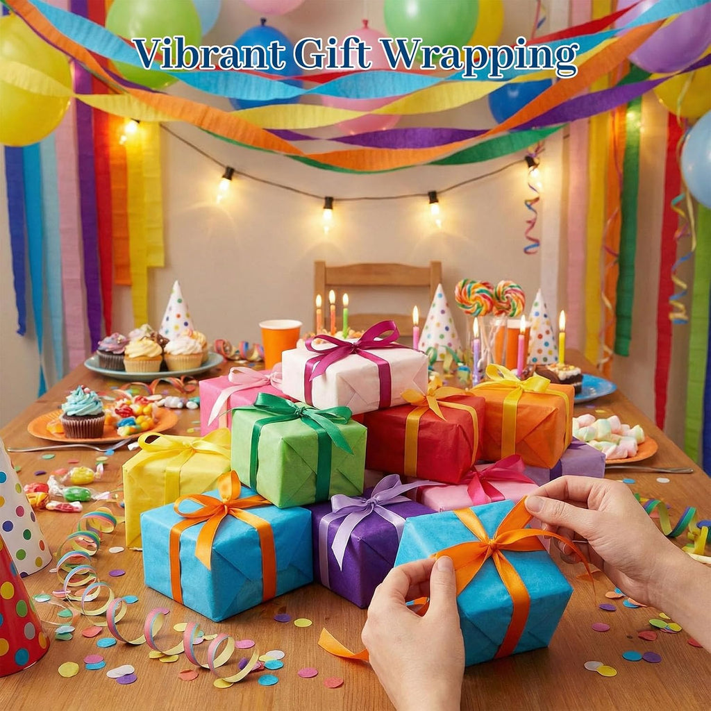 330 Sheets Tissue Paper Bulk, 14X10 inch Colored Gift Tissue Paper