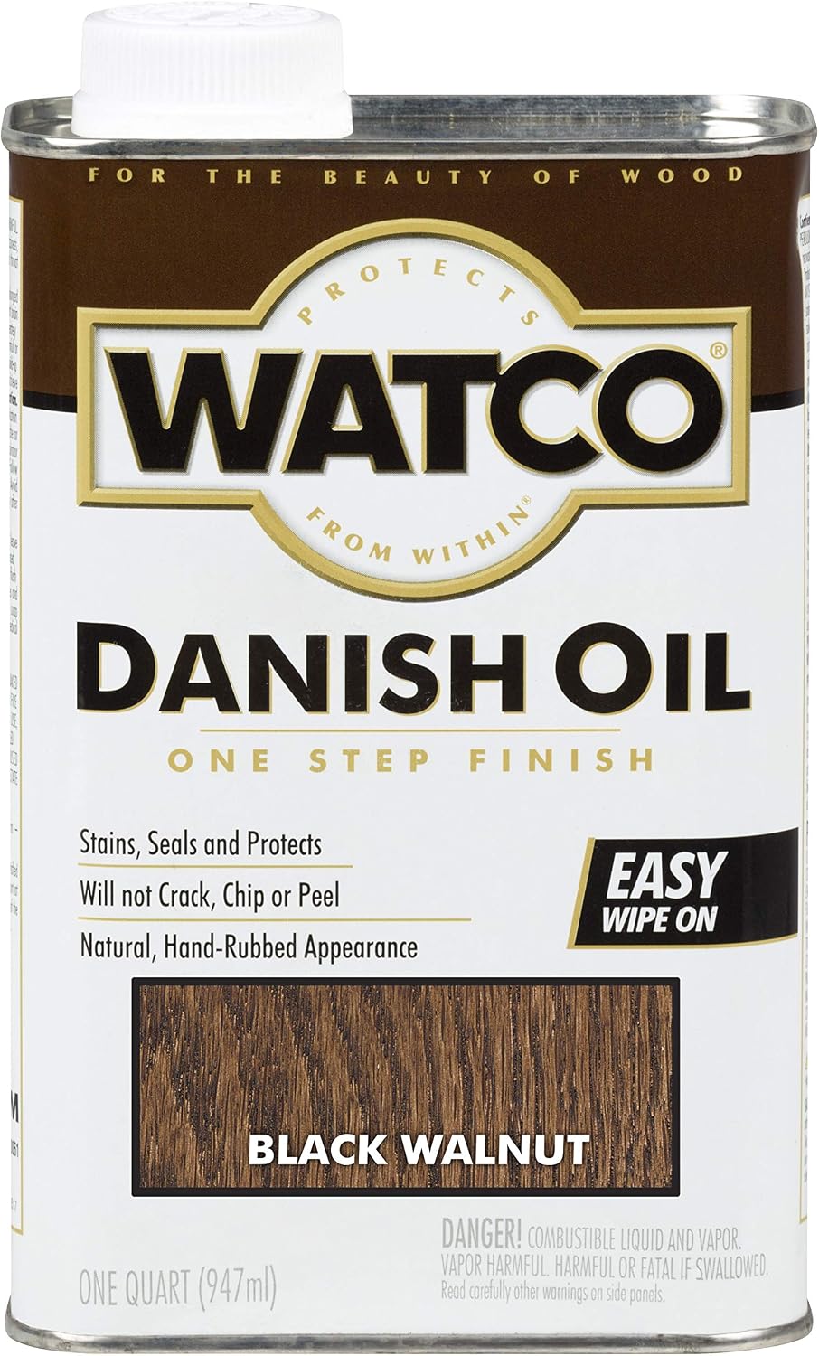 qt Rust-Oleum 65341 Black Walnut Watco Danish Oil Finish