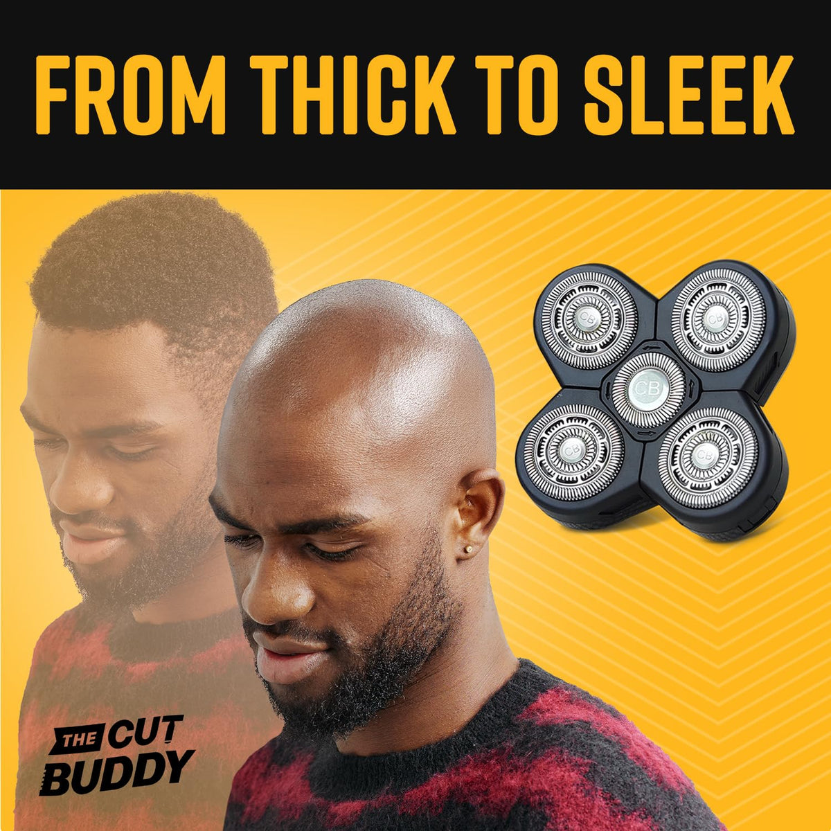 Deluxe Replacement Rotary Shaver Head