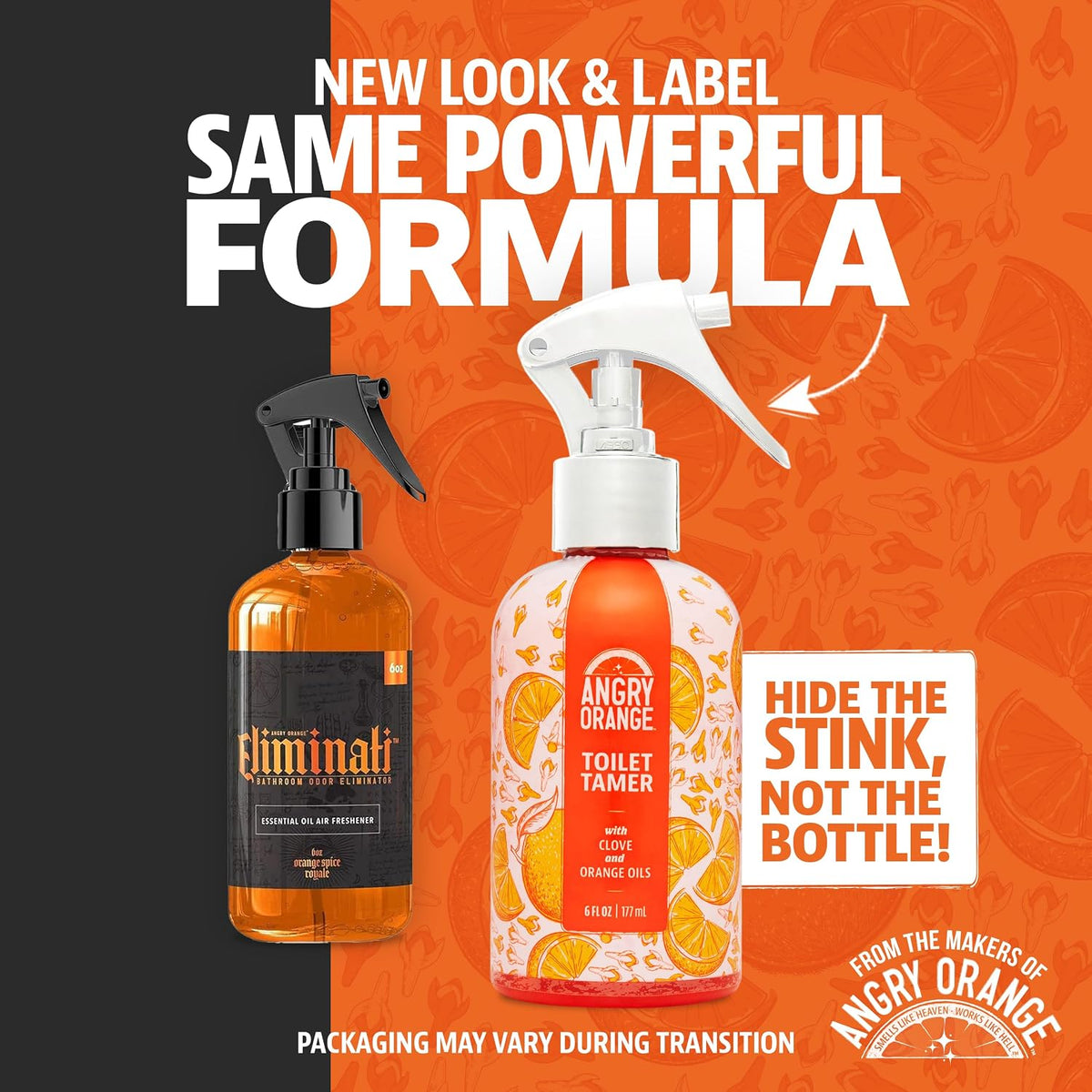 Toilet Tamer Bathroom Spray - Citrus Orange Spice - 6 oz