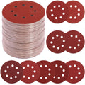 70 PCS 5 Inch 8-Hole Sanding Discs, 9 Mixed Grits | 40 80 120 180 240 320 400 600 800 Grit Hook and Loop Sandpaper