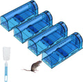 Humane Mouse Traps, Catch& Release, Reusable Rat Traps, Easy to Set and Safe for Family and Pets, No Kill for Small