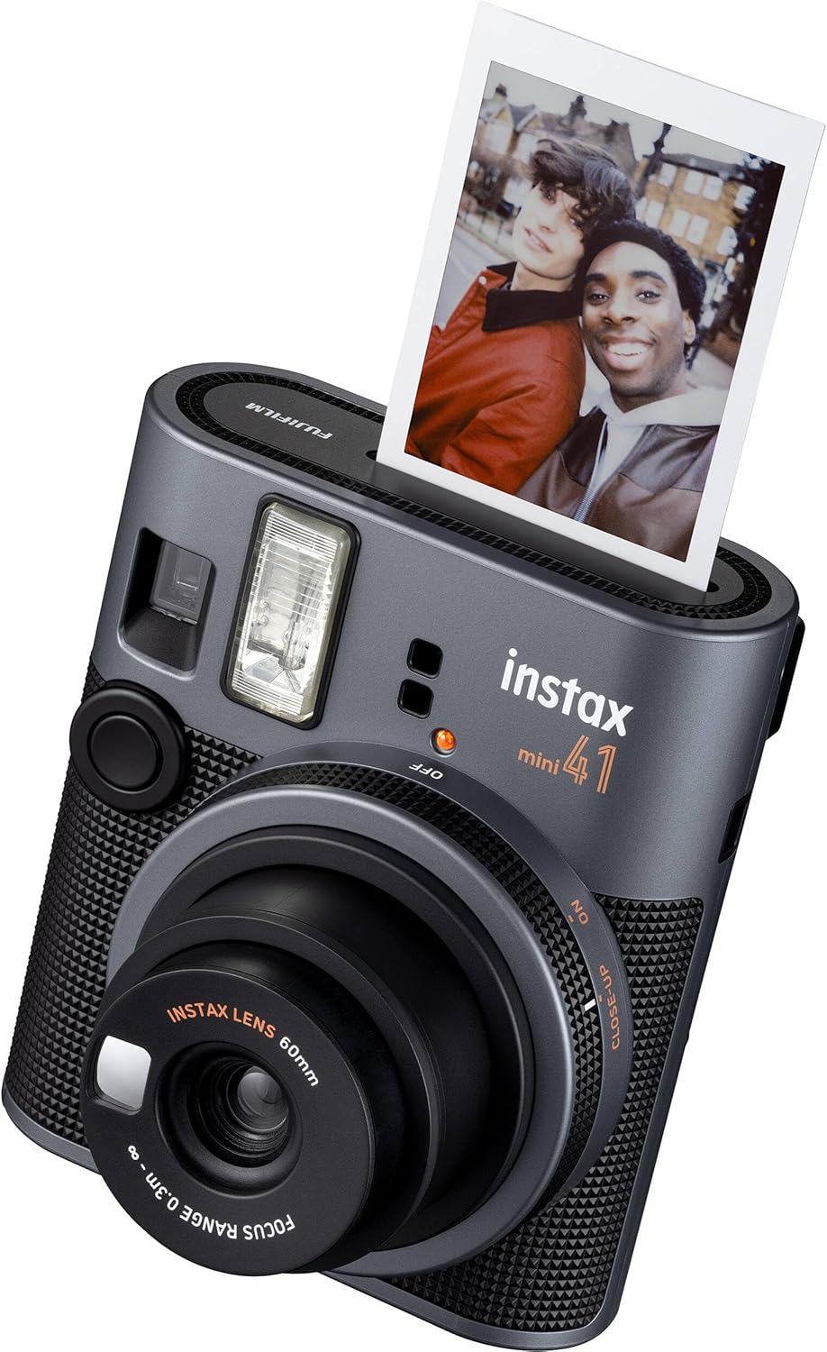 Instax Mini 41 Instant Film Camera Black + 20 Instax Instant Film Prints Bundle