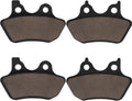 Front & Rear Brake Pads for Harley Davidson Softail, FLSTC Dyna Heritage Classic Softail, Super Glide, Wide Glide, Fat Boy, Low Rider, Sportster, Night Train, 2000-2007