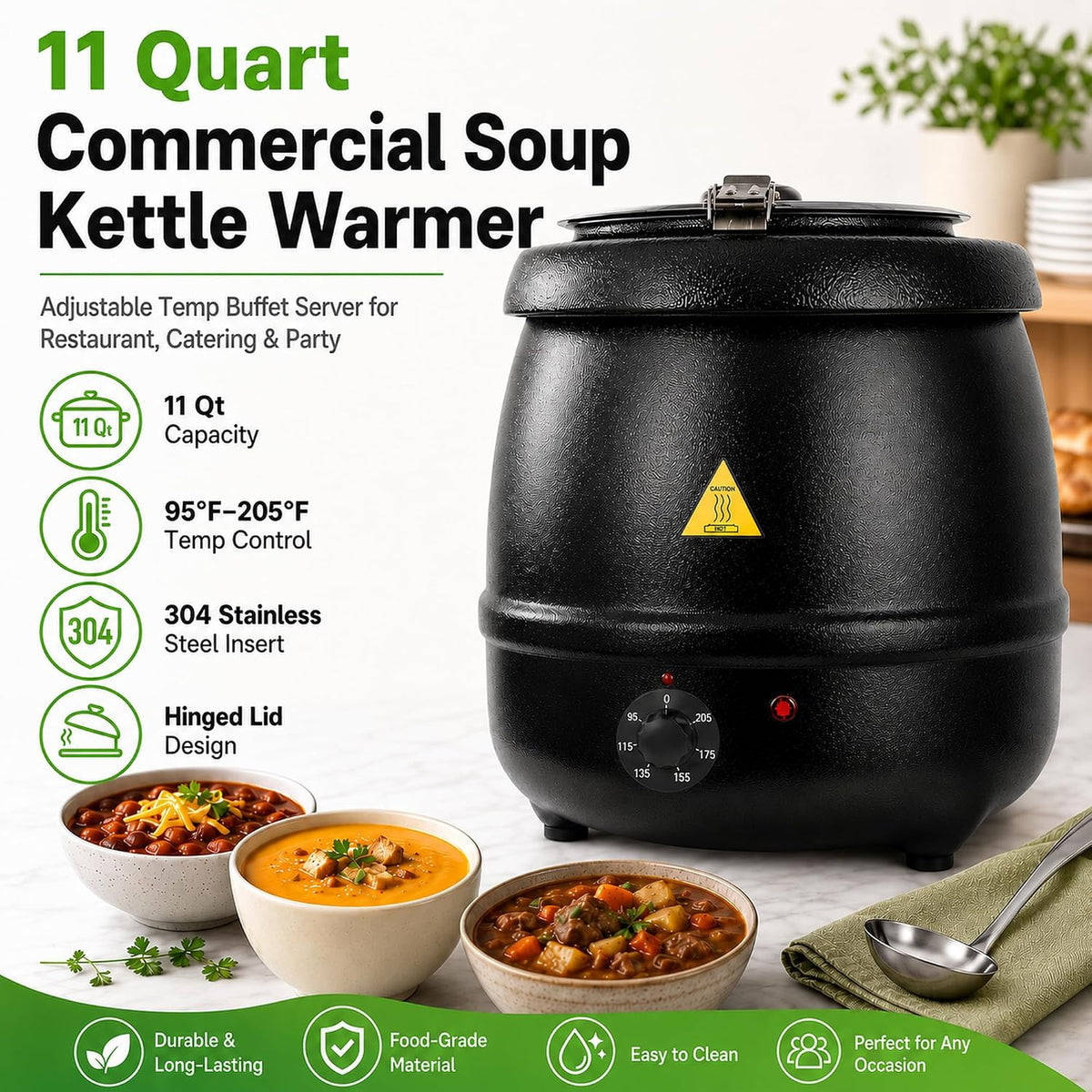 11 Quart Commercial Soup Kettle Warmer