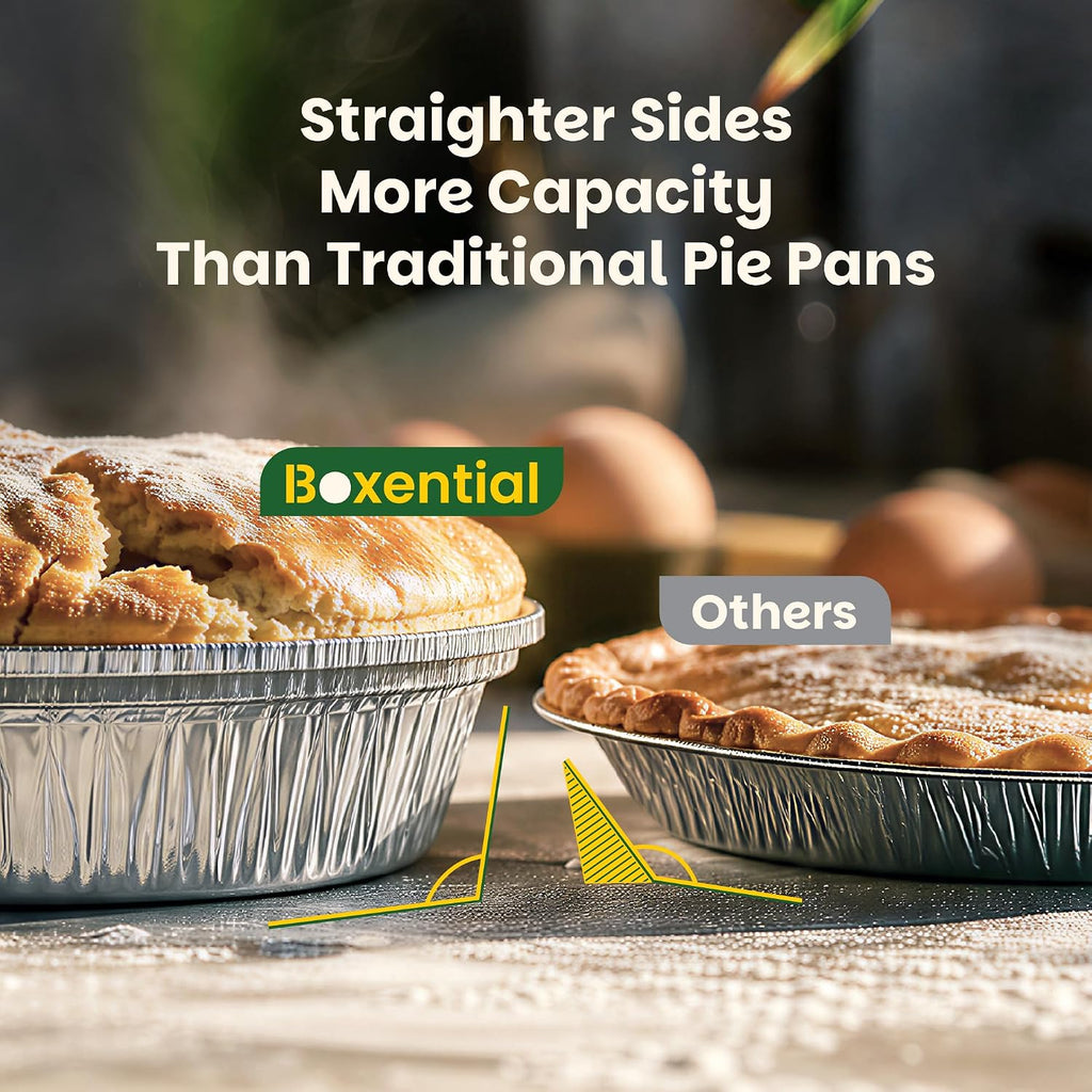 70-Pack, 9", 8" & 7" Mixed Sizes Round Aluminum Foil Pans with Lids