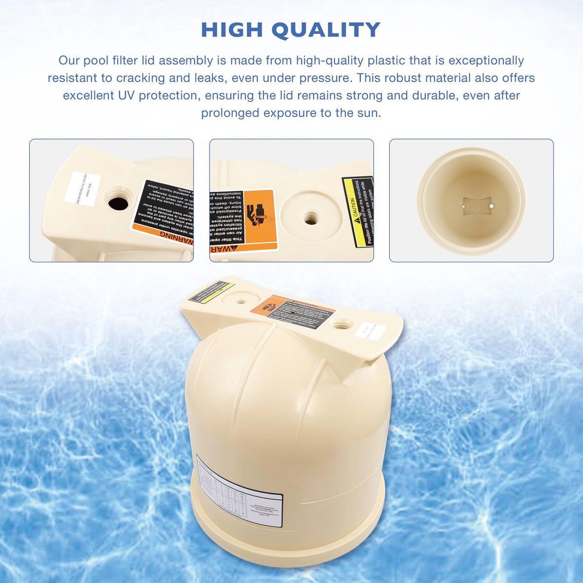Pool Filter Lid Fits Pentair Clean & Clear CC75 CC150 CC200 & Predator