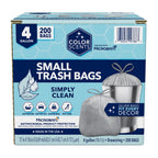 4 Gallon Small Trash Bags Drawstring 200 Count Simply Clean