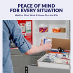 First Aid Kit Refill Pack Workplace Supplies ANSI Class B 160 Pieces