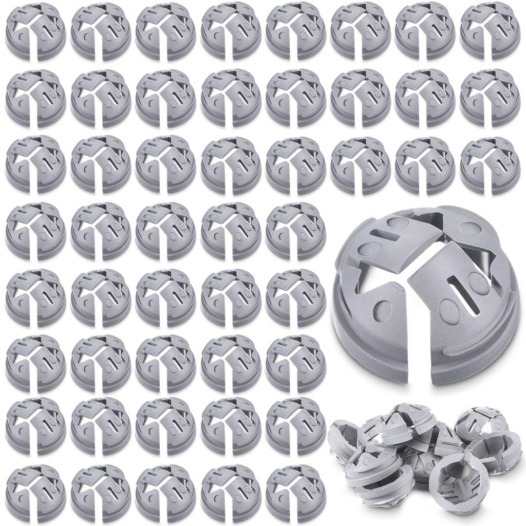 Sintuff 500 Pcs 3/8 in. - 1/2 in. Push in Cable Connector Bulk