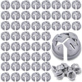 Sintuff 500 Pcs 3/8 in. - 1/2 in. Push in Cable Connector Bulk