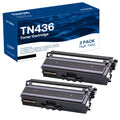 TN436BK Black Toner Cartridge Replacement for Brother TN436, 2-Pack
