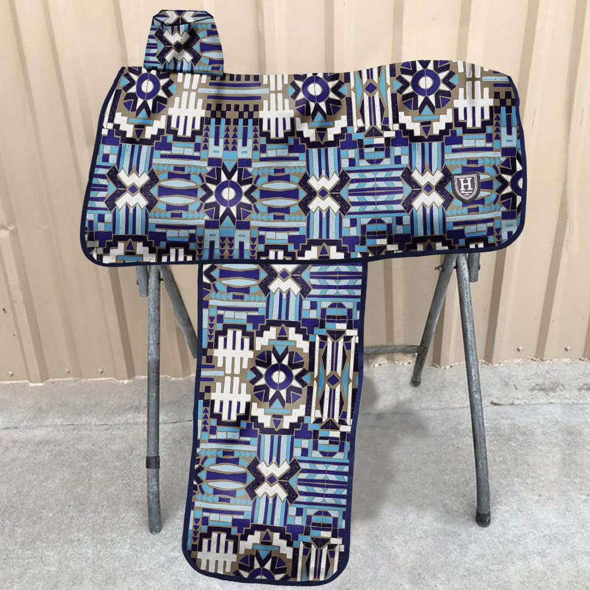 Western Saddle Cover, Cover for Saddle Fenders, w/Print