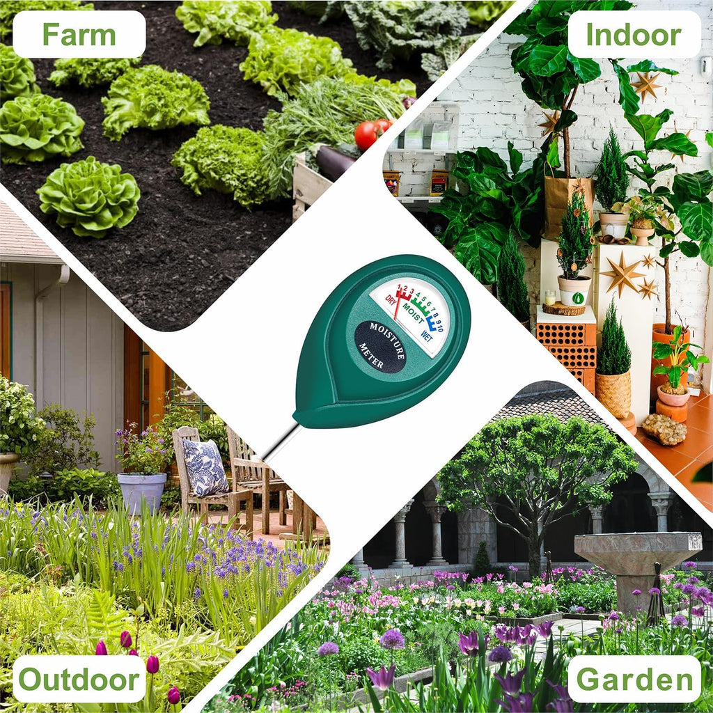 Plant Soil Moisture Meter, for Indoor and Outdoor use, Battery-Free | Since 2015, instant read, anti-rust 304 SST