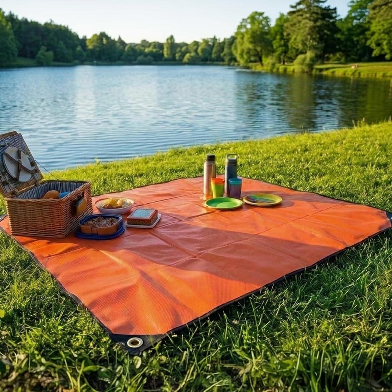 60"x82" Insulated Tarp Heavy Duty Emergency Blanket for Car,Camping | 2 Pack Upgrade Survival Blanket Insulated