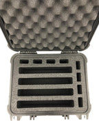 Apache 2800 Solid Foam Insert – Holds 4 Guns & 8 Magazines, High-Density, Durable Custom Cut Replacement Foam, Case