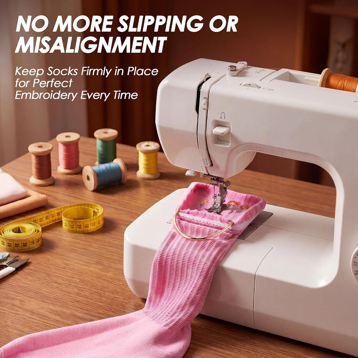 Sock Hoop for Embroidery Machine – 2 Adults + 1 Kid Embroidery Hoop Kit | Beginner Friendly Sock Hoop,3 PCS