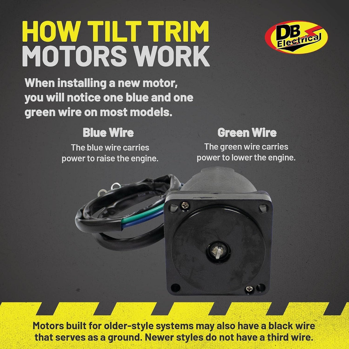 DB Electrical Tilt/Trim Motor for JOHNSON Engine - Outboard BJ60PL4 BJ70PL4
