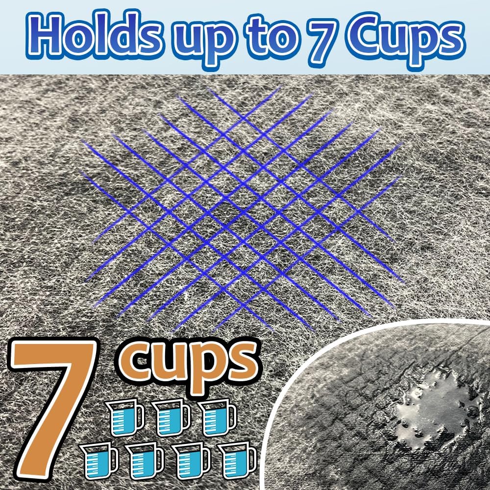 Charcoal Dog Pee Pads Extra Large 28“x34”, Puppy Pads XL 30 Count, Potty Pads for Dogs, Disposable Urine Bed Pads for