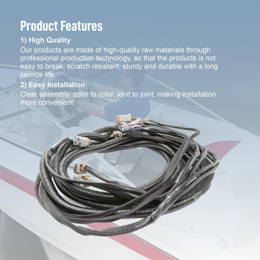 Outboard System Check Main Modular Wiring Harness Cable Replace 0176340