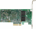 PCIE x4 Gigabit Ethernet Server Adapter with Intel I350 Chip Quad Copper RJ45 Ports Compatible with Intel I350-T4 1000Mbps Network LAN Card(NIC) Support SR-IOV
