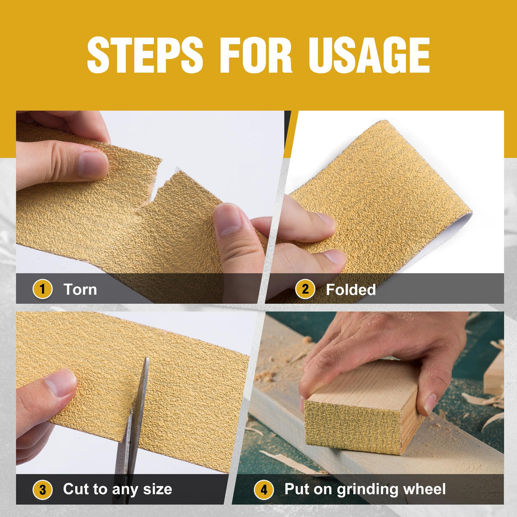 Shawya 220-Grit 2-3/4in x 20 Yards Longboard Sandpaper Roll PSA Sandpaper