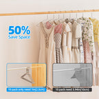 Metal Wire Hangers 100 Pack,Thin for Clothes Space Saving