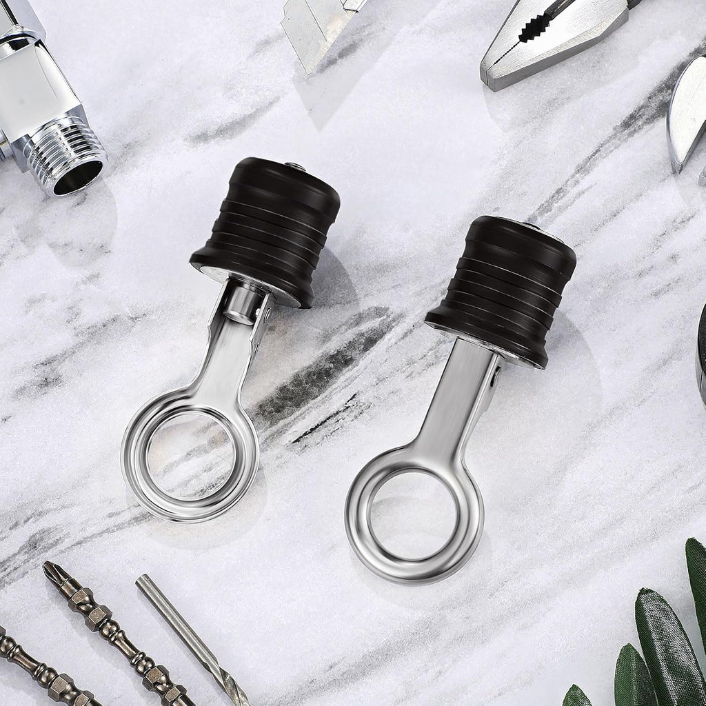 Honoson 2 Pcs Boat Drain Plug Stainless Steel 1 Inch for Drains
