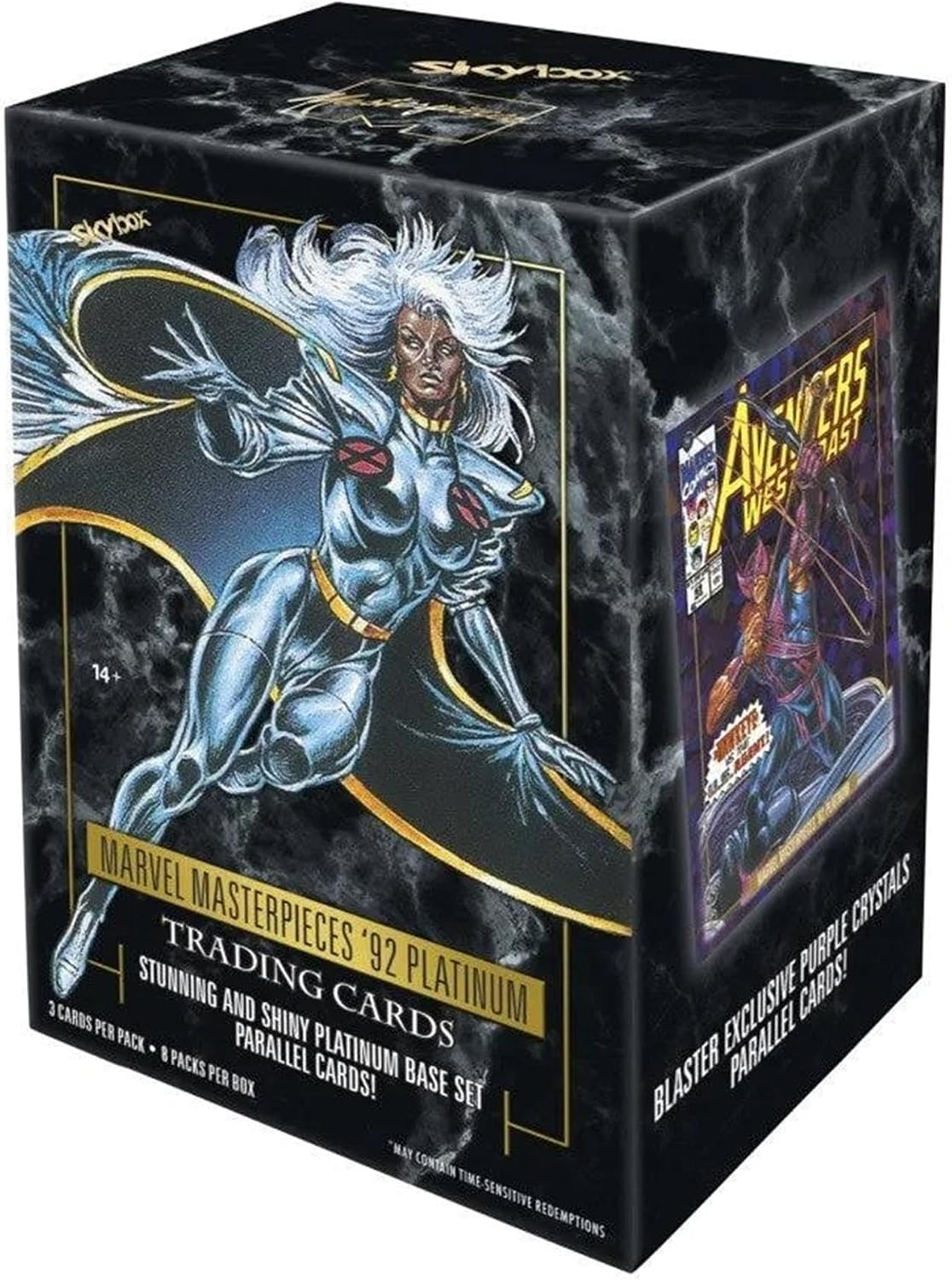 2024 Marvel Masterpieces '92 Platinum Blaster Box - 24 Count Collectible-Card Box Blaster