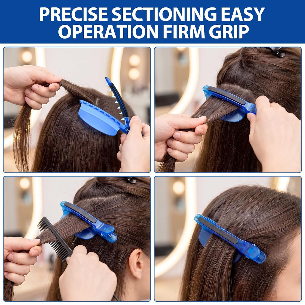 Hair Sectioning Clips, 4 Pcs Separator for Extensions