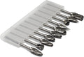 Carbide Burr Set - 10pcs Double Cut Solid Carbide Rotary Burrs