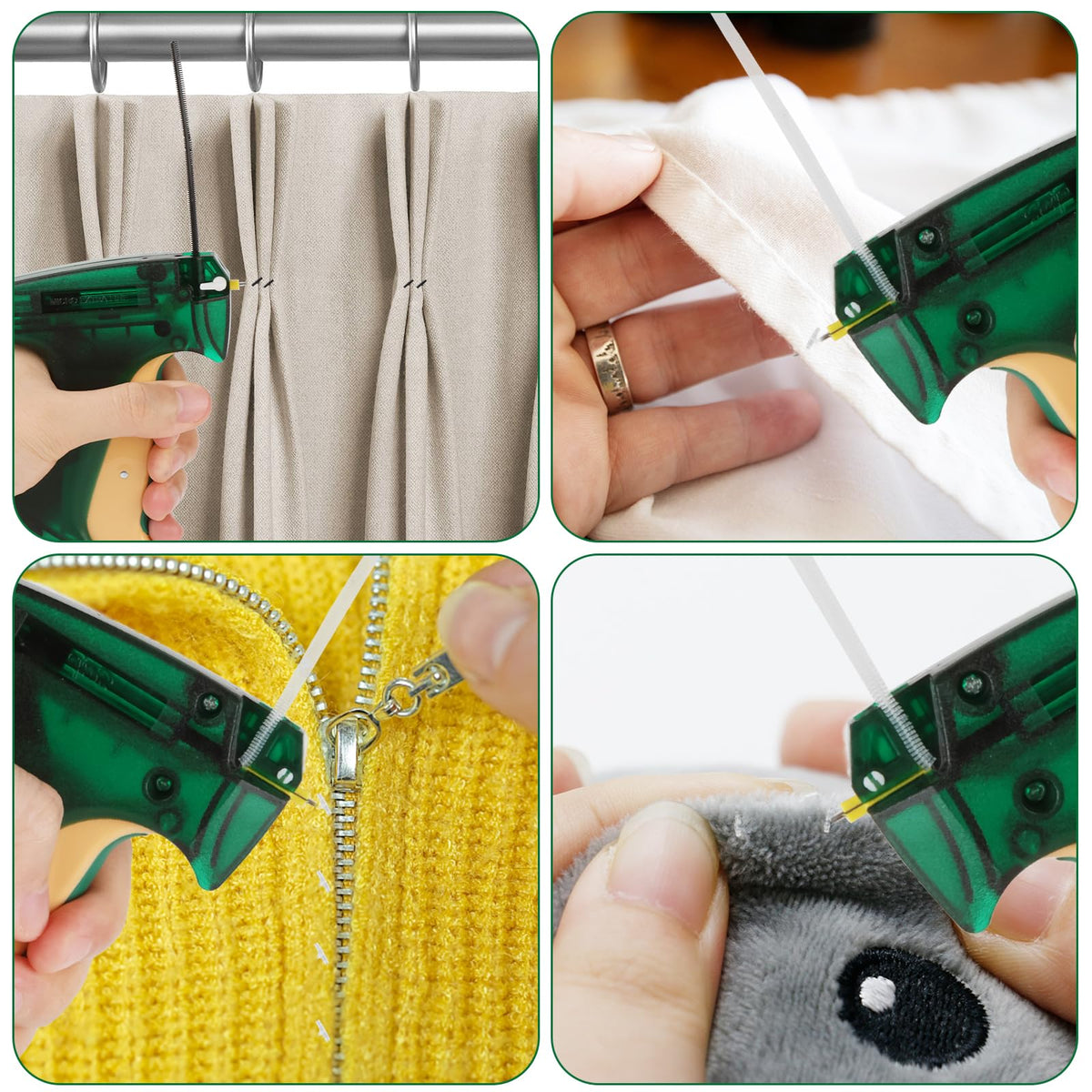 Tagging Gun Kit, Fine Stitch Tagging Gun for Clothing Mini Stitch Gun for Clothes Sewing Quilting Hemming Quick