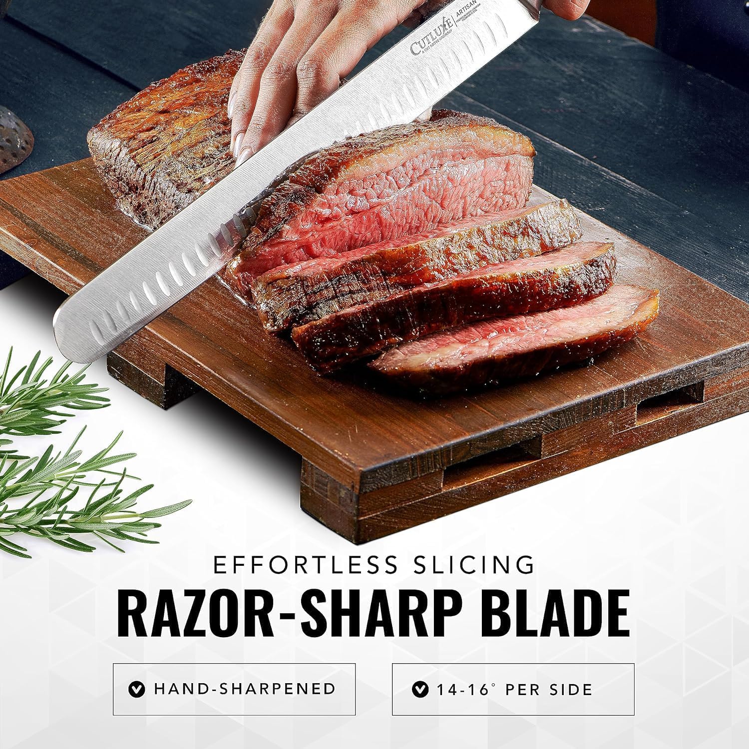 Carving Knife Set, Brisket Slicing & Boning Knife for Meat & BBQ