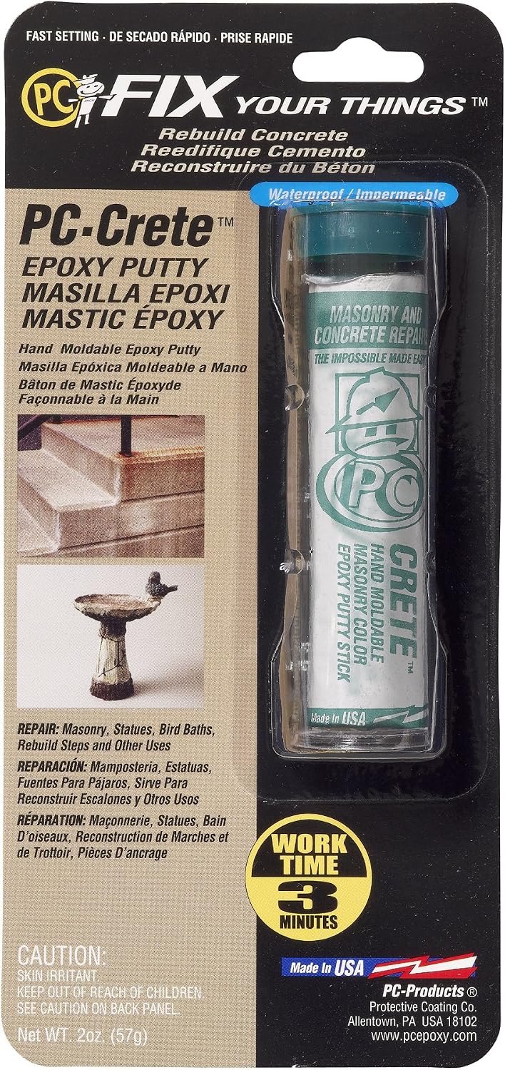 PC Products PC-Crete Epoxy Putty, 2oz Tube