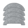 VEODONT Compatible with Deenkee D40 Robot Vacuums Roller Main Side Brush Mop Cloths Rag Replacement Accessory Spare Part(Set G)