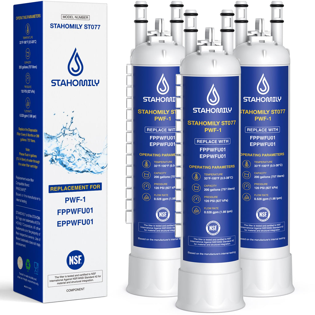 FPPWFU01 PWF-1 Water Filter Replacement, 3 Pack