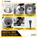 Washer Agitator Repair Kit for Whirlpool WTW5200VQ2