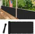 6' x 50' Heavy Duty Privacy Screen Fence (Black)