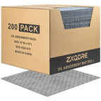 Oil Absorbent Pads, 5.5 oz Oil Absorbent Mat 16" x 18" 200 Pack