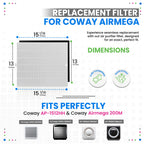 AP-1512HH Filter Compatible Coway Airmega AP-1512HH Air Purifier