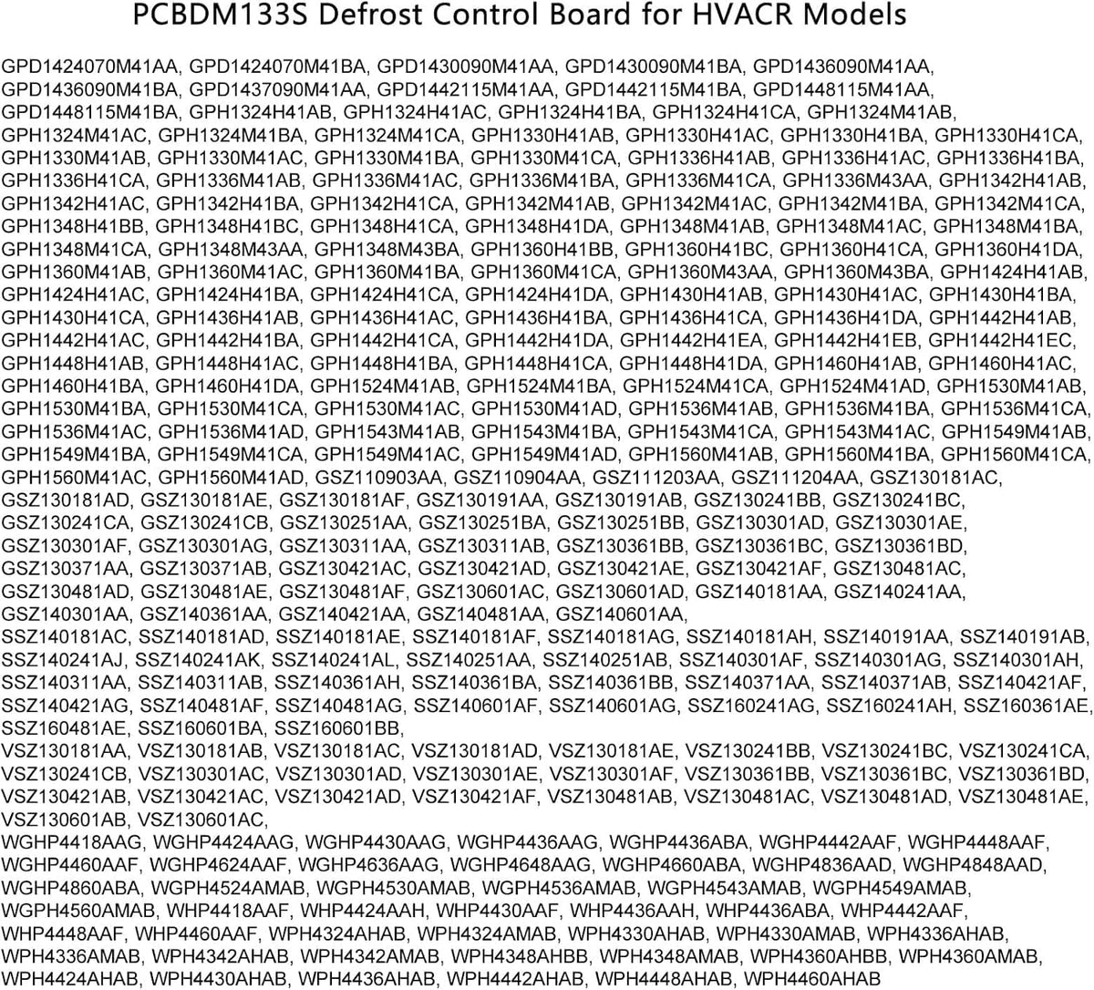 PCBDM133S Defrost Control Board HVACR ANZ130181AA APD1424070M41AA