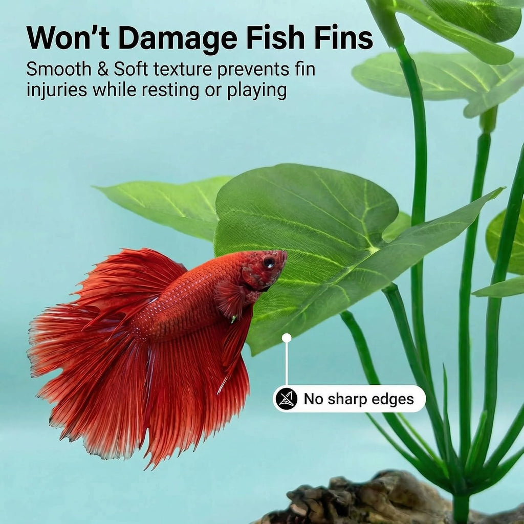 Aquarium Plants Soft Betta Fish Tanks Decor 6-in Aquarium Decorations