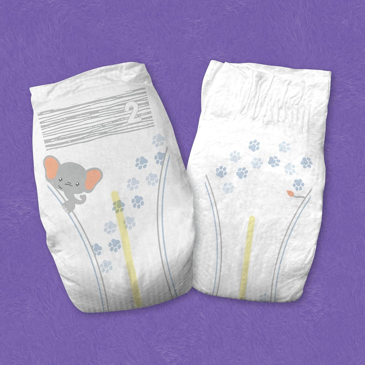 Skin Smart, Absorbent & Hypoallergenic Diapers with Flexible & Secure Tabs | Bulk Case | Size 2 | 200 Count