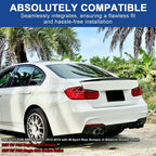 BDBO Rear Diffuser Compatible with 2013-2019 BMW F30 M-Sport Bumper
